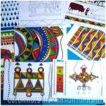 Coloriages d'inspiration Massaï vendus au profit des Massaï