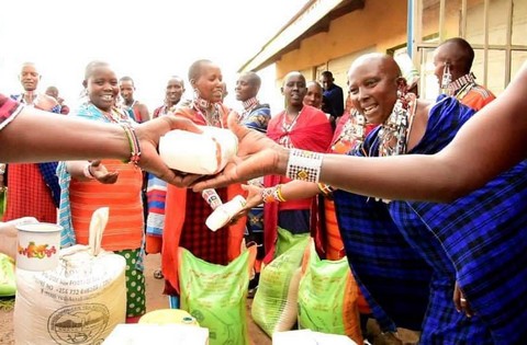 Aide alimentaire d'urgence pour la population Massaï du Kenya